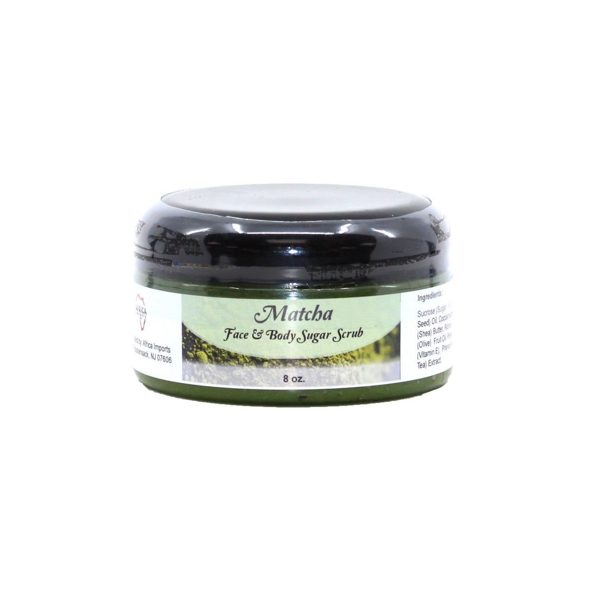 Matcha Face & Body Sugar Scrub – 8 oz.