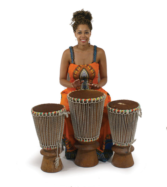 Set Of 3 Bougarabou Drums
