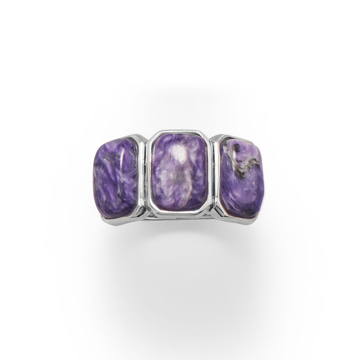 Three Times A Charm! Charoite Ring The Artisan Square