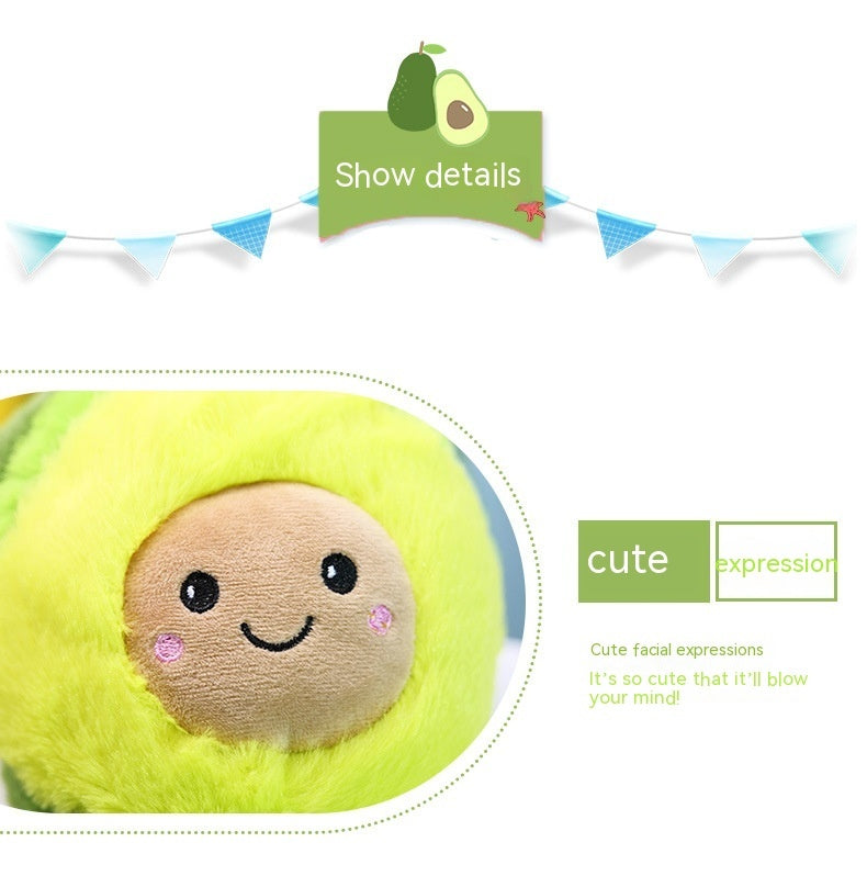 Cartoon Avocado Slippers