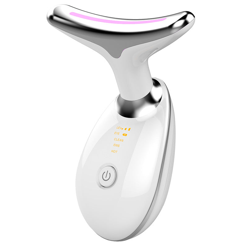 EMS Thermal Neck Lifting And Tighten Massager Electric Microcurrent Wrinkle Remover LED Photon Face Beauty Device For Woman The Artisan Square