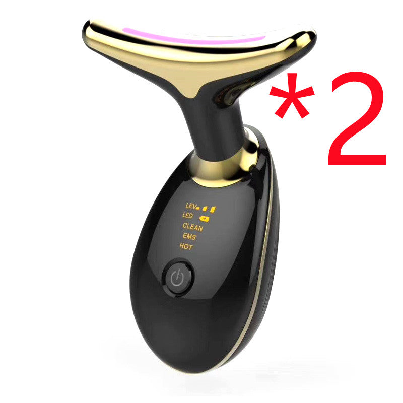 EMS Thermal Neck Lifting And Tighten Massager Electric Microcurrent Wrinkle Remover LED Photon Face Beauty Device For Woman The Artisan Square