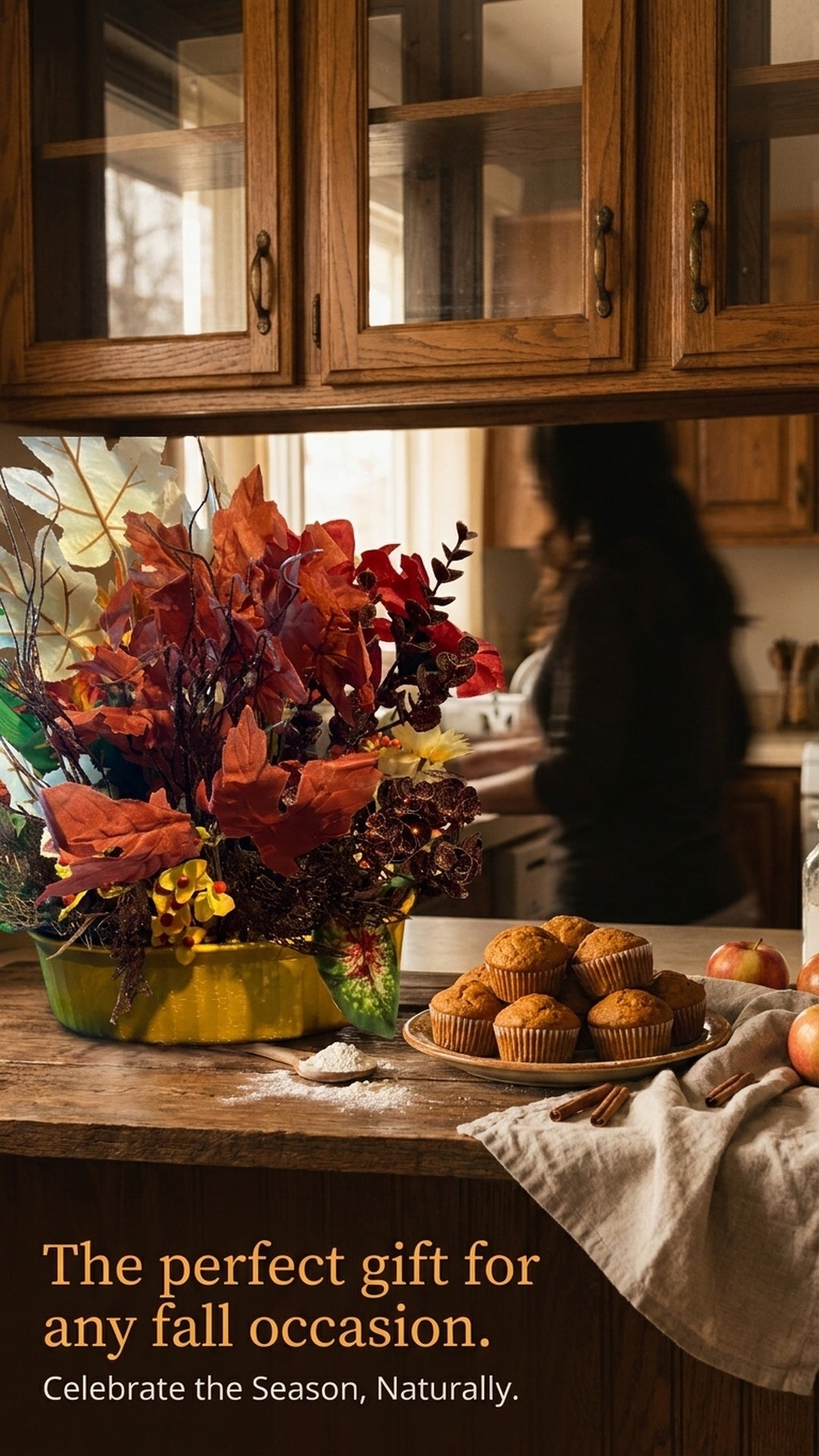 Beautiful! Hand Painted & Hand Crafted Floral Centerpiece.