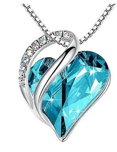 Elegant Silver Heart Pendant Necklace