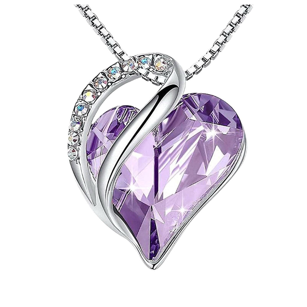 Elegant Silver Heart Pendant Necklace