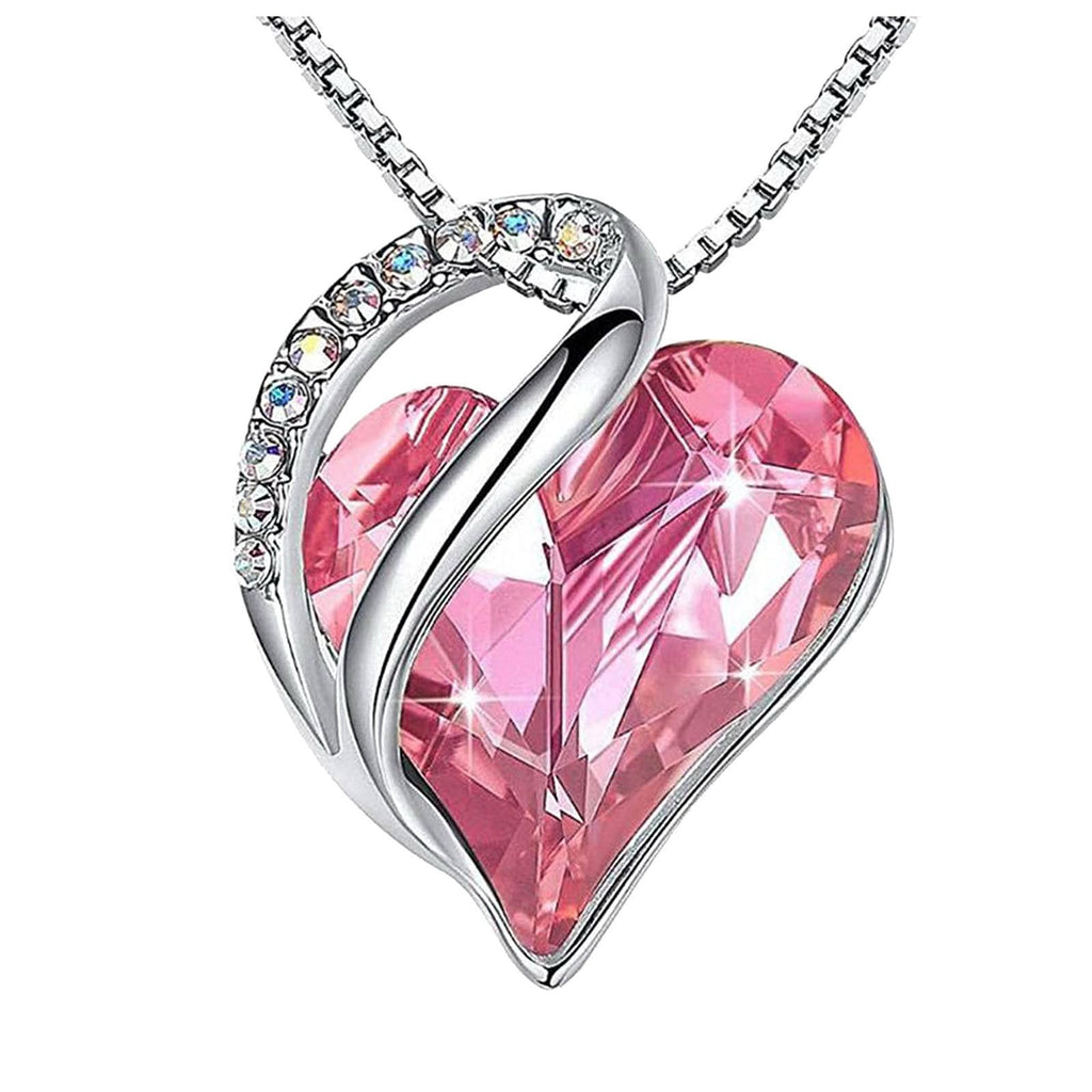 Elegant Silver Heart Pendant Necklace