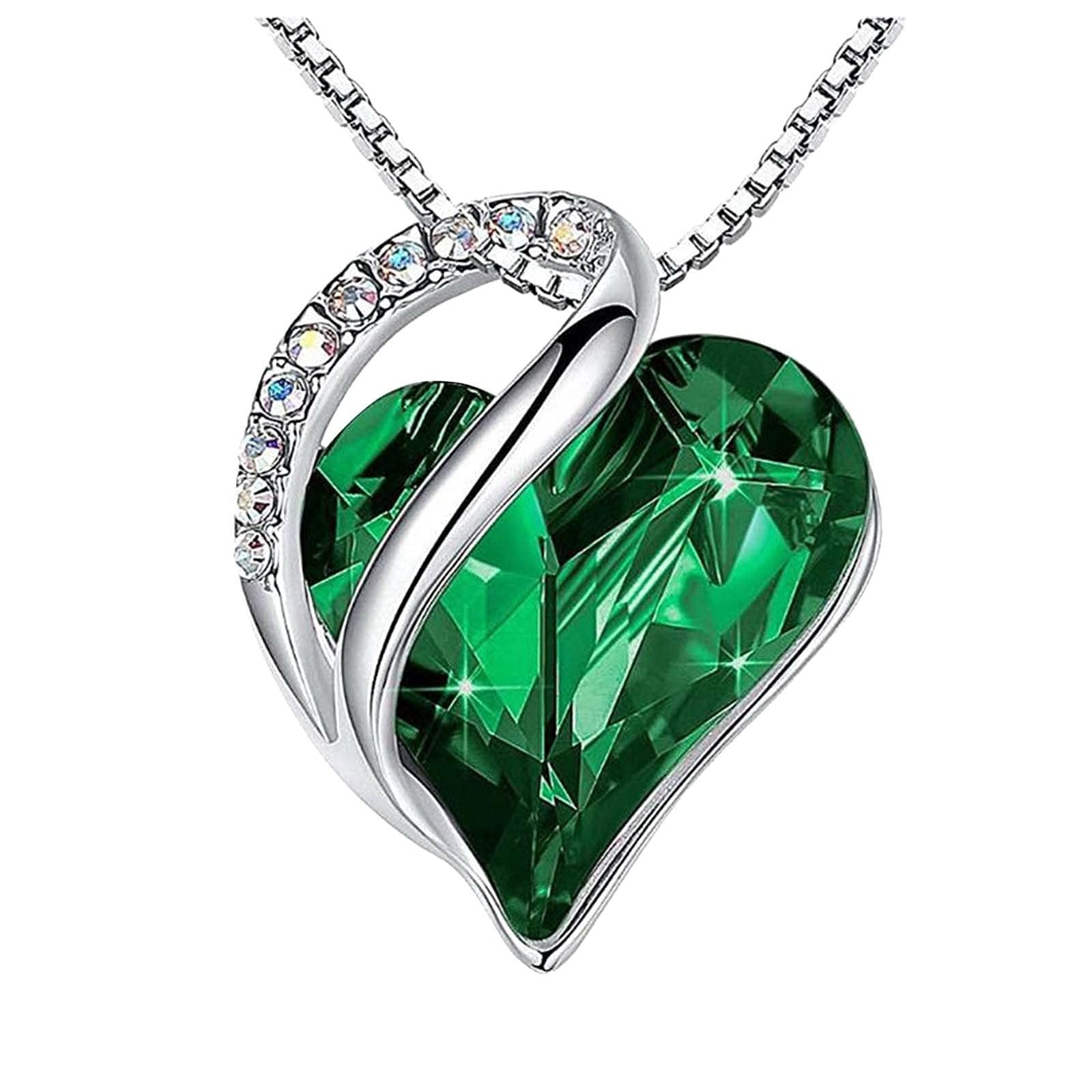 Elegant Silver Heart Pendant Necklace