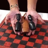 Leather Board Chess Set