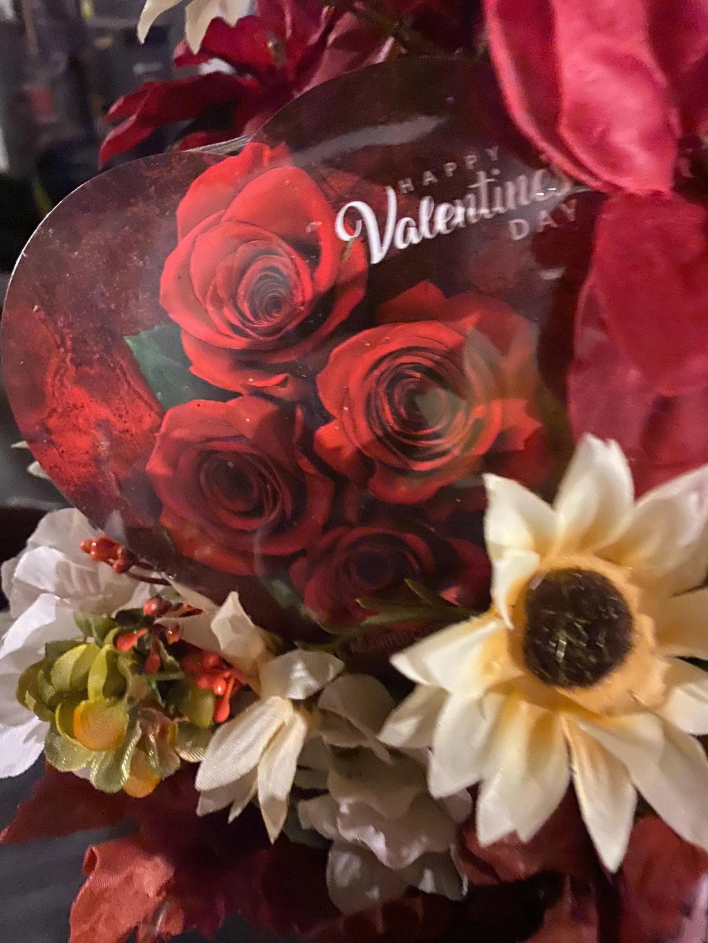 Beautiful! Hand Painted & Hand Crafted Floral Centerpiece.