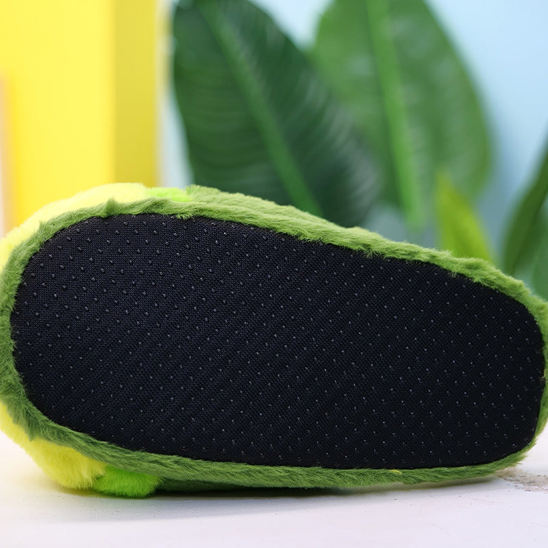 Cartoon Avocado Slippers