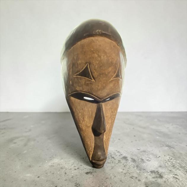 African Hand Carved Wood Mask