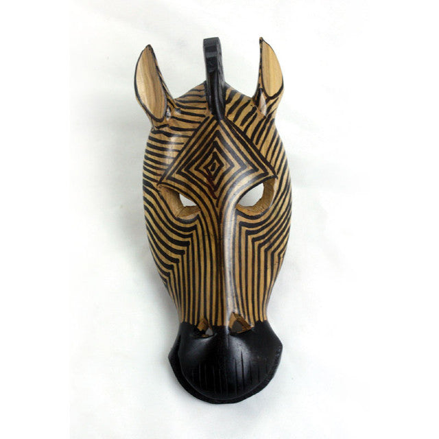 Zebra Mask 8" The Artisan Square